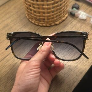 Tortoise YSL sunglasses